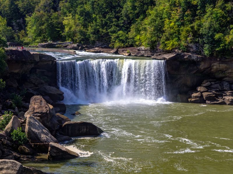 Cumberland Falls In Corbin Kentucky